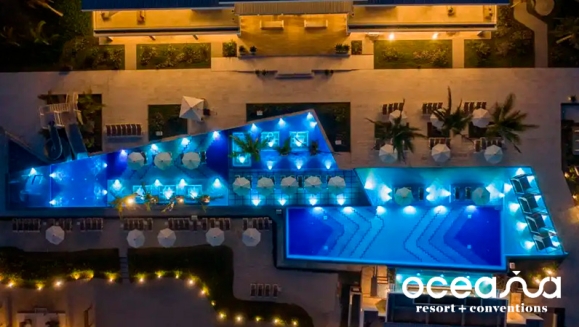 [Imagen:¡Oceana Resort TODO INCLUIDO! ¡Paga Q1,999 en Lugar de Q3,040 por Estadía Familiar para 2 Adultos y 2 Niños (De 0 a 5 años) en Habitación Doble Standard + Impuestos Incluidos!]