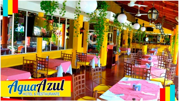 [Imagen:¡Paga Q295 en vez de Q590 por Estadía para 2 Adultos y 2 Niños en Habitación Doble en Agua Azul Hotel y Restaurante en el Puerto de San José!]