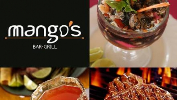 [Imagen:Pagas $10 y consumes $20 de deliciosa comida y bebidas en Mango’s Grill &amp; Bar!]