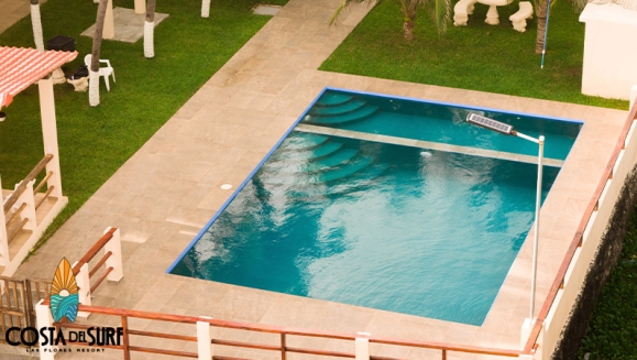 [Imagen:¡Paga $75 en Lugar de $160 por 1 Noche para hasta 4 Personas + Desayunos en Hotel Costa del Surf en Playa las Flores!]