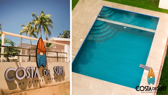 [Imagen:¡Paga $75 en Lugar de $160 por 1 Noche para hasta 4 Personas + Desayunos en Hotel Costa del Surf en Playa las Flores!]