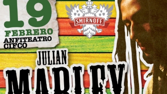 [Imagen:50% de descuento en la zona preferencial del concierto de Julian Marley, el hijo de Bob Marley!]