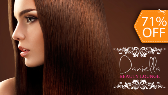 [Imagen:¡Sin restricción de Largo o Volumen! ¡Paga $29 en lugar de $100 por Alisado de Keratina de Café o Macadamia + Lavado Desintoxicante + Corte Personalizado + Tratamiento Hidratante + Planchado en Daniella Beauty Lounge!]