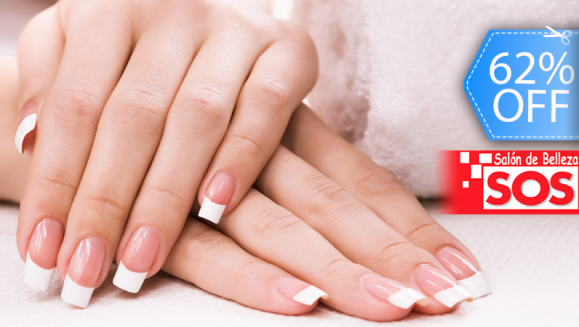 [Imagen:¡Paga Q49 en lugar de Q130 por Set de Uñas Acrílicas + Manicure Express en S.O.S Salón!]