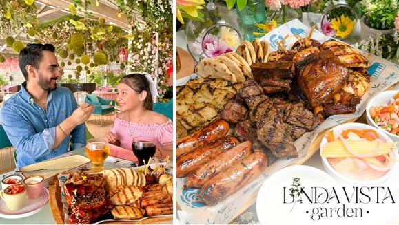 [Imagen:¡Linda Vista Garden: Parrillada para 4! ¡Paga $42 en Lugar de $69.95 por 4 Porciones de Res + 4 Pechugas Deshuesadas + 4 Costillas de Cerdo + 4 Chorizos Parrilleros y Más! ¡Solo 153 Cupones Disponibles!]