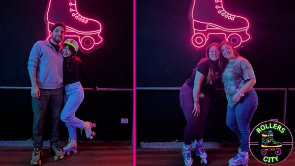 [Imagen:¡Paga $11 en lugar de $20.50 por Sesión de 30 Minutos de Patinaje para 2 Personas + Alquiler de Patines + 2 Hot Dogs + 2 Tés Helados!]