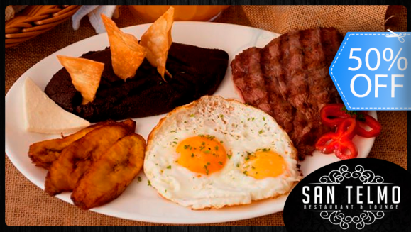 [Imagen:¡Paga Q70 en lugar de Q140 por 2 Exquisitos Desayunos, a la Carta y a Elección + Jugo de Naranja o Café en Restaurante San Telmo!]