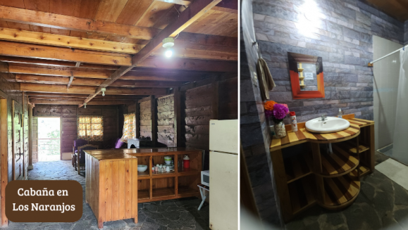 [Imagen:¡El Descanso Perfecto en Los Naranjos Sonsonate ¡Paga $75 en Lugar de $150 por Estadía de 1 Noche Para Hasta 10 Personas en Cabaña Equipada: BBQ, Cocina, Habitaciones, Baños y Más! ¡Solo 48 Cupones Disponibles!]