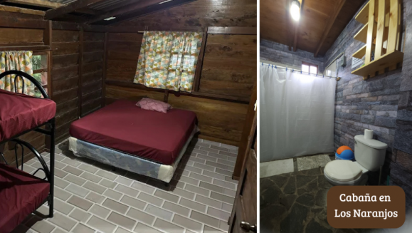 [Imagen:¡El Descanso Perfecto en Los Naranjos Sonsonate ¡Paga $75 en Lugar de $150 por Estadía de 1 Noche Para Hasta 10 Personas en Cabaña Equipada: BBQ, Cocina, Habitaciones, Baños y Más! ¡Solo 48 Cupones Disponibles!]
