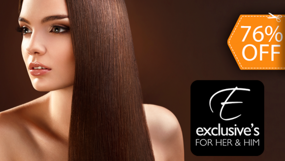 [Imagen:¡SIN RESTRICCIÓN DE LARGO O VOLUMEN! ¡Paga $45 en vez de $185 por Alisado Brasileño INOAR + Tratamiento Post Alisado + Lavado Spa + Corte de Puntas + Planchado + Depilación de Bozo en Exclusive´s Salon!]