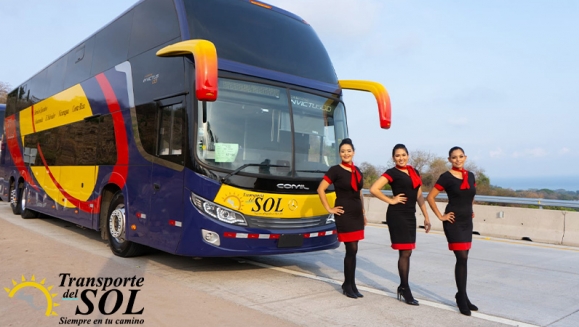 [Imagen:¡Viaja en Bus Clase Ejecutiva con Transportes del Sol! ¡Paga Q350 en Lugar de Q500 por Viaje Redondo de Guatemala - El Salvador - Guatemala!]