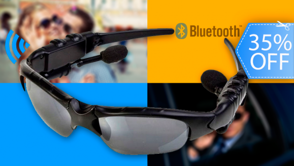 [Imagen:¡Paga Q390 en lugar de Q600 por Smart Sunglasses con Bluetooth Incorporado para escuchar tu música favorita y contestar tus llamadas!]