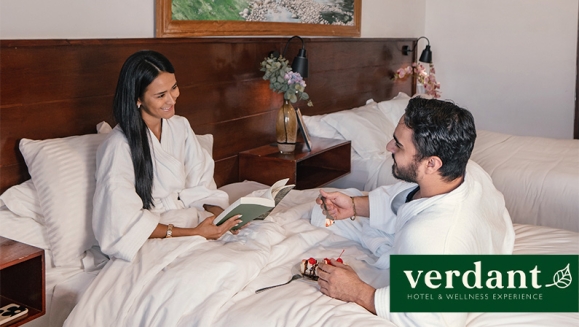 [Imagen:¡Regálate un Respiro! ¡Paga $90 en Lugar de $247.80 por 1 Noche para 2 Personas en Verdant Hotel + 2 Desayunos a La Carta!]