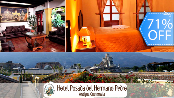 [Imagen:¡Paga Q199 en vez de Q680 por Estadía de 1 Noche para 2 Personas en Hotel Posada del Hermano Pedro!]