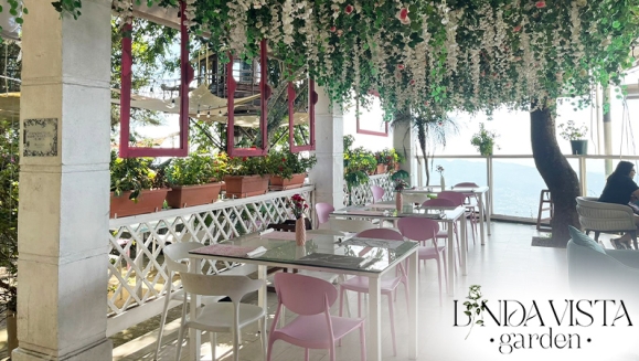[Imagen:¡Linda Vista Garden: Desayunos para 2! ¡Paga $12 en Vez de $20.90 por 2 Desayunos Típicos que Incluyen: 2 Huevos al Gusto, 2 Chorizos de Tusa, 2 Mini Pupusas, 2 Panes de Bollo, Frijoles Refritos,  Plátanos y Queso + 2 Cafés + 2 Jugos de Naranja!]