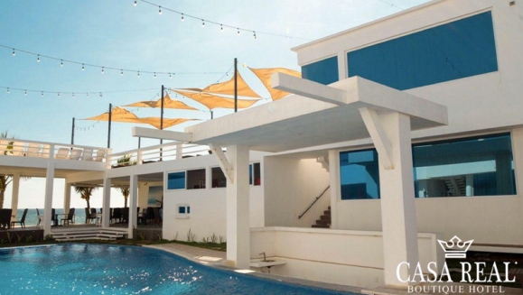 [Imagen:¡Escape Frente al Mar en Casa Real Boutique, Monterrico! ¡Paga Q650 en Lugar de Q1,100 por Estadía en Habitación Doble Para Hasta 4 Personas + 2 Desayunos + Playa Privada + Piscina y Más!]