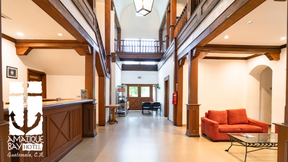 [Imagen:¡Escapada Tropical en Amatique Bay Hotel! ¡Paga Q737 en Lugar de Q1,061 por Estadía en Habitación Studio Sencilla o Doble Para 2 Adultos y Hasta 2 Niños + Uso Ilimitado de Atractivas Instalaciones + Impuestos Incluidos!]