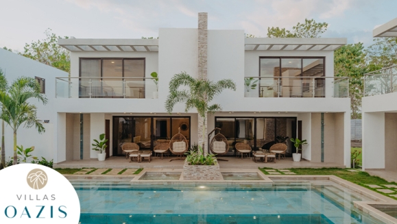 [Imagen:¡Paga Q3,999 en Lugar de Q6,640 por Estadía de Fin de Semana (2 Noches) Hasta Para 10 Personas en Villa de Lujo Equipada en Monterrico: Habitaciones con A/C, Cocina Completa, Comedor, Sala, Jacuzzi Privado, Piscinas, Áreas Para el Descanso y Más!]