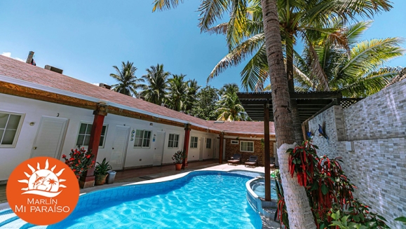 [Imagen:¡Descanso Total en Monterrico! ¡Paga Q399 en Lugar de Q900 por Estadía Hasta Para 4 Personas, Habitaciones con Aire Acondicionado, Piscina, Playa e Impuestos Incluidos!]