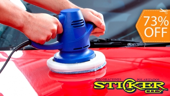 [Imagen:¡Paga $19 en lugar de $70 por Restauración de Pintura (Robin, Pasteado a Máquina con Abrillantador Marca 3M O Meguiar´s) + Lavado + Aspirado + Siliconeado + Lavado de Motor o Pulido de Silvines + Sticker en Stickers City!]