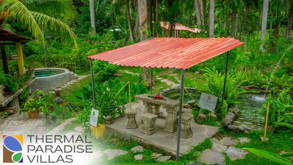 [Imagen:¡Un Escape Diferente: Villa Privada + Aguas Termales = Descanso Total! ¡Paga $182 en Lugar de $260 por Estadía de 1 Noche Hasta Para 6 Personas en Thermal Paradise Villas, Sonsonate! ¡Solo 18 Cupones Disponibles!]