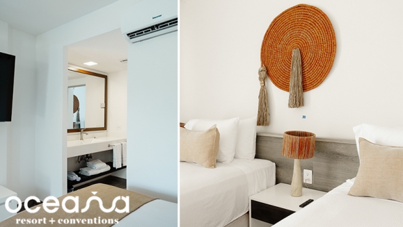 [Imagen:¡Nueva TORRE FAMILIAR de Oceana Resort con TODO INCLUIDO! ¡Paga Q2,465 en Lugar de Q3,520 por Exclusiva de Estadía para 2 Adultos y 2 Niños en Habitación Familiar! ¡Solo 40 Cupones Disponibles!]