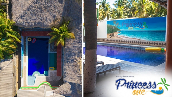 [Imagen:¡Escape Romántico a la Playa! ¡Paga $40 en Lugar de $75 por Estadía de 1 Noche Para 2 Personas en Playa Costa del Sol, La Paz + 2 Desayunos!]