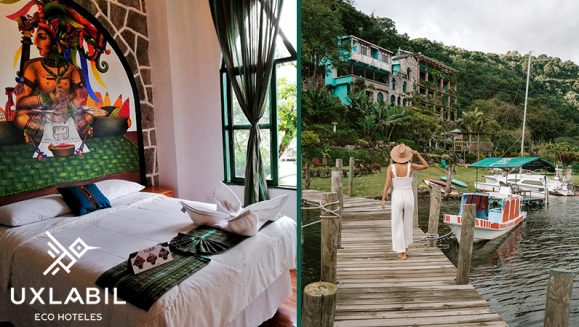 [Imagen:¡Paga Q750 en Lugar de Q1,790 por Estadía de 3 Días y 2 Noches para 2 Adultos en el Lago de Atitlán: Habitación Doble + 4 Desayunos + Tour de Abejas Mayas y Miel Orgánica + Kayaks + Impuestos Incluidos!]