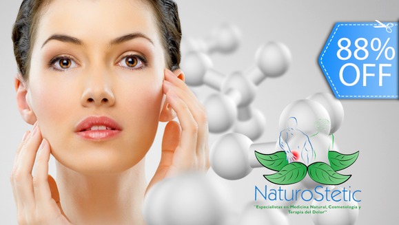 [Imagen:¡Paga Q149 en lugar de Q1,200 por Facial de Plasma Rico en Plaquetas con Limpieza de Rostro + Exfoliación + Mascarilla + Ácido Glicólico + Aplicación de Colágeno en Naturo Stetic!]