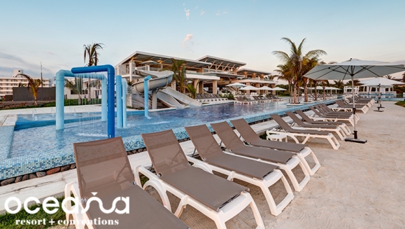 [Imagen:¡OFERTA FLASH! ¡Oceana Resort TODO INCLUIDO del 19 al 24 de Junio! ¡Paga Q1,999 en Lugar de Q3,040 por Estadía Familiar para 2 Adultos y 2 Niños (De 0 a 5 Años) en Habitación Doble Standard + Impuestos Incluidos CUPOS LIMITADOS!]