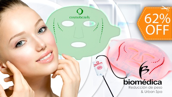 [Imagen:¡Paga $19 en lugar de $50 por Fototerapia LED de Limpieza Profunda y Rejuvenecimiento Facial + Tratamiento Intensivo de Hidratación con Aloe Vera y Cardamomo + Exfoliación con Café en Biomédica!]