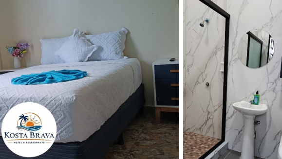 [Imagen:¡Sol, Piscina y Descanso! ¡Paga $30 en Lugar de $50 por Estadía de 1 Noche Para 2 Personas en Surf City, La Libertad + 2 Desayunos Típicos!]