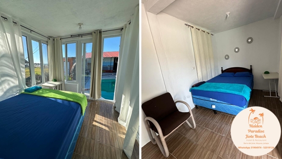 [Imagen:¡Descubre un Paraíso Tropical en Playa Barra del Jiote! ¡Paga Q699 en Vez de Q1,400 por Estadía Para 2 Personas en Habitación Doble con AC + Piscinas + Jacuzzis + Playa + Traslado Exclusivo en Lancha con Recorrido Panorámico entre Manglares y Más!]