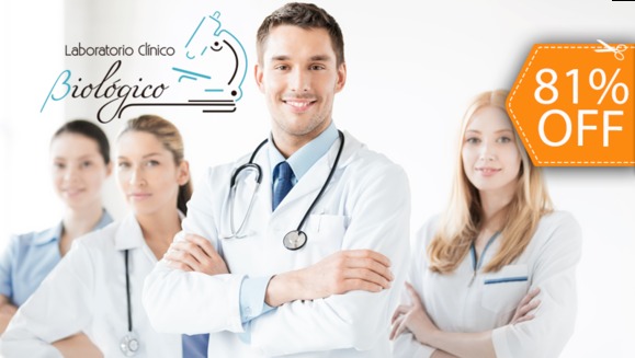 [Imagen:¡Paga $15 en lugar de $80 por Exámenes de Laboratorio a Elección entre Evaluación de Rutina o Control de Diabetes en Laboratorio Clínico Biológico!]