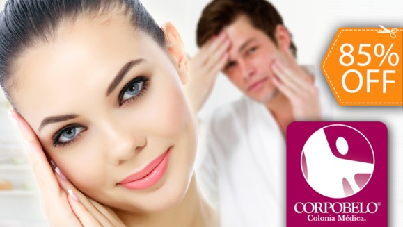 [Imagen:¡Paga $19 en vez de $125 por 2 Sesiones Faciales que Incluyen: 1 Facial Profundo (Vaporización, Tonificación, Extracción de Puntos, Alta Frecuencia, Crema y Mascarilla Hidratante) + 1 Microdemoabrasión en Corpobelo Colonia Médica!]