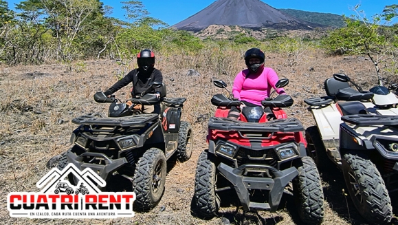 [Imagen:¡3 Horas de Aventura Extrema en Izalco para 4 Personas! ¡Paga $120 en Lugar de $360 por Experiencia Extrema, Incluye: 4 Cuatrimotos!]