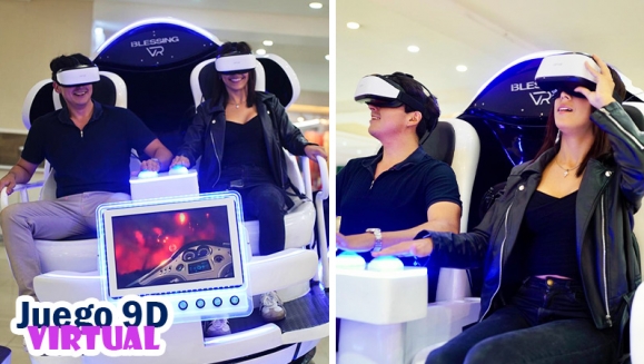 [Imagen:¡Diversión Garantizada Para  Ti o Para Tus Hijos! ¡Paga Q50 en Lugar de Q100 y Disfruta de 4 Juegos Virtuales a Elección en Silla VR 9D!]