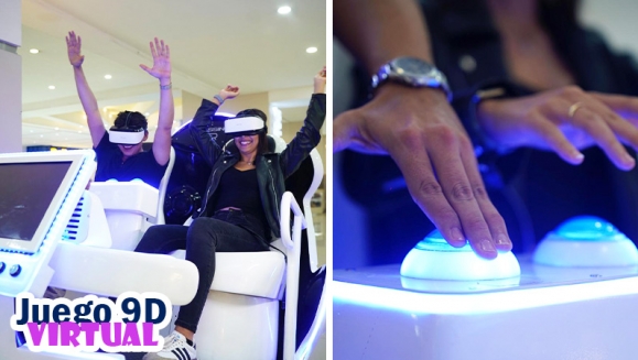 [Imagen:¡Diversión Garantizada Para  Ti o Para Tus Hijos! ¡Paga Q50 en Lugar de Q100 y Disfruta de 4 Juegos Virtuales a Elección en Silla VR 9D!]