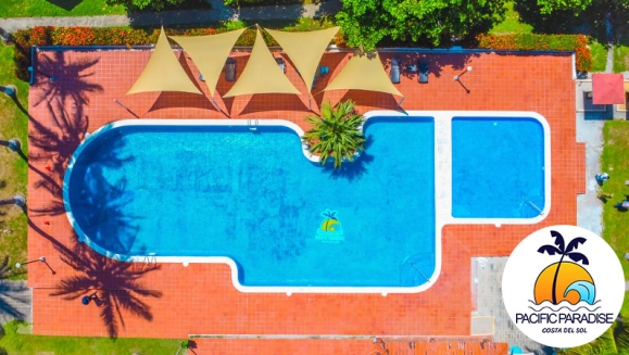 [Imagen:¡Un Paraíso Tropical Te Espera! ¡Paga $72 en Lugar de $103 por Estadía Para 2 Adultos en Pacific Paradise, Costa del Sol + 2 Desayunos + Hospedaje Gratis Para 2 Niños de 0 a 7 Años!]