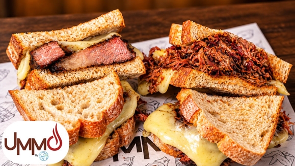 [Imagen:¡Menú Delicioso para Dos! ¡Paga Q80 En Lugar de Q170 por 2 Sándwiches a Elección entre Pulled Pork o Brisket!]