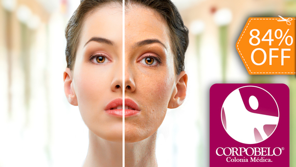 [Imagen:¡Paga $19 en vez de $120 por 2 Sesiones Faciales con: 1 Microdermoabrasión con Punta de Diamante + Facial de Limpieza Profunda (Vaporización, Tonificación, Extracción de Puntos, Alta Frecuencia, Crema e Hidratación) en Corpobelo Colonia Médica!]