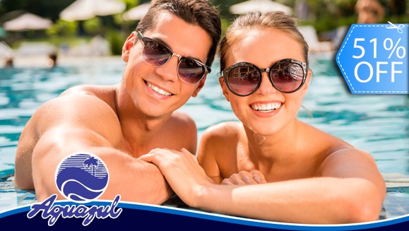 [Imagen:¡Paga Q99 en lugar de Q200 por Day Pass para 2 Personas con Almuerzo a Elección entre Carne Asada, Pollo a la Plancha o Mojarra Frita + 2 Bebidas en Agua Azul Hotel y Restaurante, Puerto San José!]