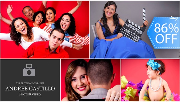 [Imagen:¡Paga Q99 en lugar de Q700 por Sesión Fotográfica Profesional Hasta para 5 Personas que Incluye: 1 CD con la Sesión Completa en HD + Derecho a 2 Cambios de Ropa + 5 Impresiones en Andreé Castillo Fotografía!]
