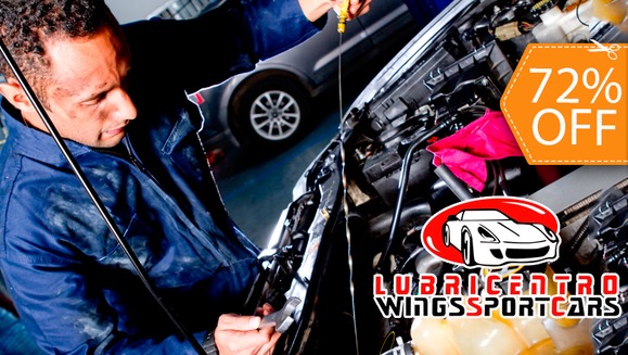 [Imagen:¡Paga $29 en vez de $103 por Cambio de Aceite Valvoline (1 Galón) + Filtro de Aceite + Alineado y Rotación de Llantas + Limpieza y Regulación de Frenos + Check Engine + Limpieza de Bornes + Calibración de Bujías y Más en Lubricentro Wings Sport Cars!]