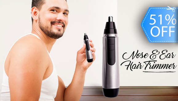 [Imagen:¡Deshazte de los Molestos Vellos! ¡Paga Q49 en lugar de Q100 por Trimmer Nasal y de Oídos!]