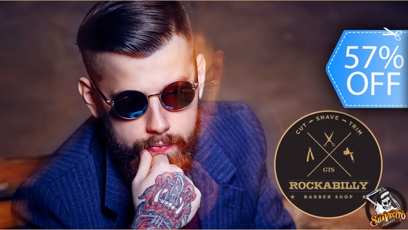 [Imagen:¡Paga Q40 en lugar de Q94 por Corte de Cabello: Lavado con Shampoo de Keratina + Peinado + Aplicación de Cera “Suavecito Pomade” o Corte y Talle de Barba + 1 Bebida Gaseosa o Cerveza!]