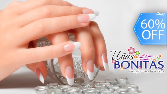 [Imagen:¡Paga Q59 en lugar de Q149 por Set de Uñas Acrílicas French o Naturales, Cuadradas o Stiletto + Decoración en 2 Uñas + Manicure Express!]