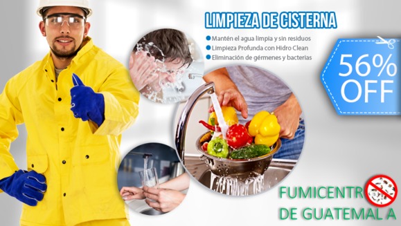 [Imagen:¡Paga Q349 en lugar de Q795 por Limpieza y Desinfección de Cisterna con Sistema de Agua a Presión Hidro Clean Antibacterial!]