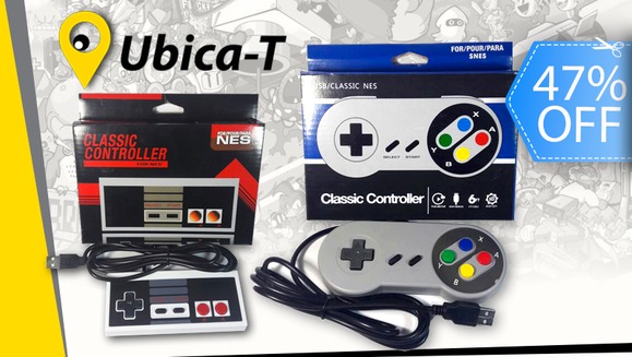 [Imagen:¡Paga Q160 en lugar de Q300 por Control Retro USB Tipo NES o SNES con Emulador de Juegos!]