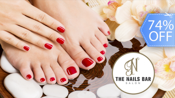 [Imagen:¡Paga Q89 en lugar de Q340 por Manicure y Pedicure Spa + Aplicación de Gelish en Manos + Esmalte en Pies + Depilación de Ceja o Bigote!]
